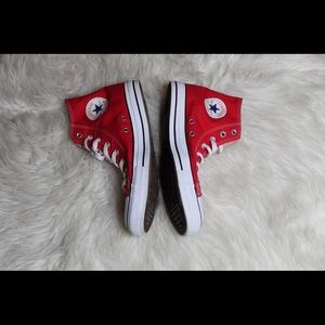 Red High Top Converse
